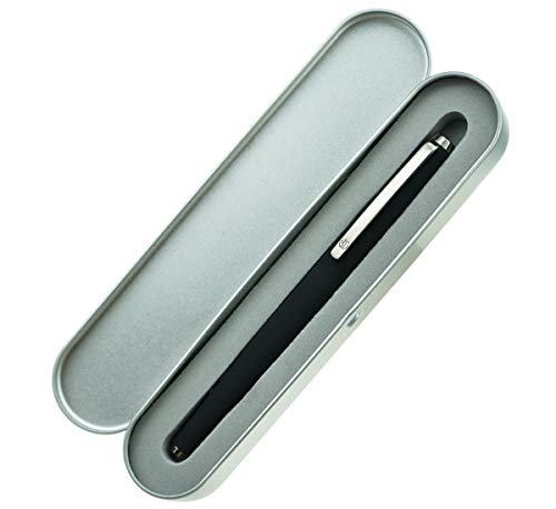 Hongdian 517D Matte Black Fountain Pen Extra Fine Nib, Warrior Series, Classic Design With Converter And Metal Box #TOP5