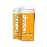 waxup Honey Roll On Wax, Hair Removal Wax Cartridge, Depilatory Wax Roller Refill for legs and arms,...