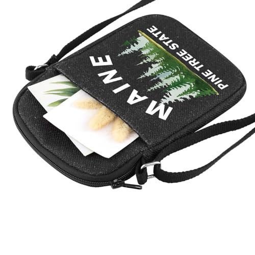 JXGZSO Maine Pine Tree State Crossbody Bag Nature Hiking Maine Pride Gift Outdoor Enthusiast Gift Naturalist Gift4