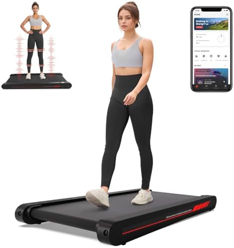 Sperax Walking Treadmill Pad with APP, 3 in 1 Under Desk Treadmil...