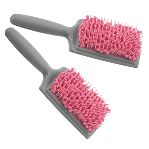 Brosse plate démêlante anti-casse pour finir avec les nœuds des cheveux bouclés