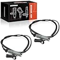 Frankberg 2x ABS Sensor Raddrehzahl Hinterachse Links Rechts Kompatibel mit 1er E81 E82 E87 E88 2004-2013 3er E90 E91 E92 E93 2004-2013 Replace# 34526762466