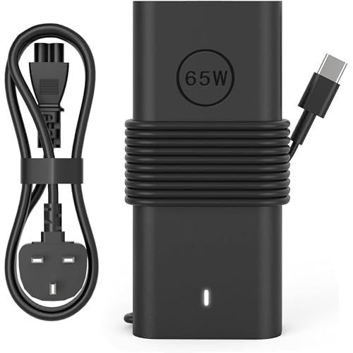 FUDCOCWN 65W USB C Laptop Charger Compatible with Dell Latitude 5540 5420 7400 5440 7440 3540 5520 7420 5430 7390 7320 5530 7430 3440 7340 5320 7410 7330 7530 XPS 13 Chromebook 3100 Power Cord