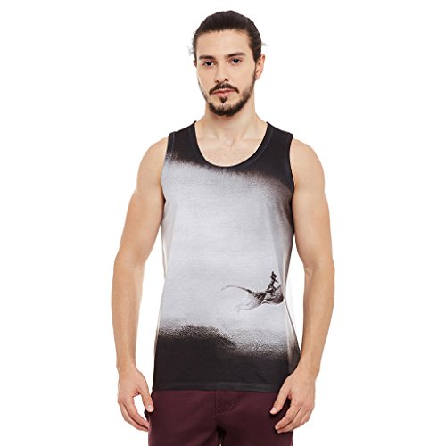 Buy wear your mind Men's Printed Vest (CSV337_5XL_Multi Multicolour at