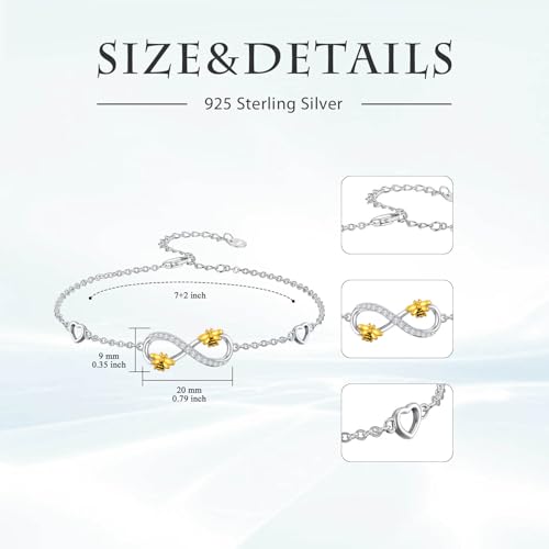 Image of 925 Sterling Silver Layered Ankle Bracelets for Women Jewelry Gifts | 925 Sterling Silver Layered Sea Turtles /Elephant /Wave Anklet Animal Bracelet Summer Ocean Beach Jewelry Gifts for Women