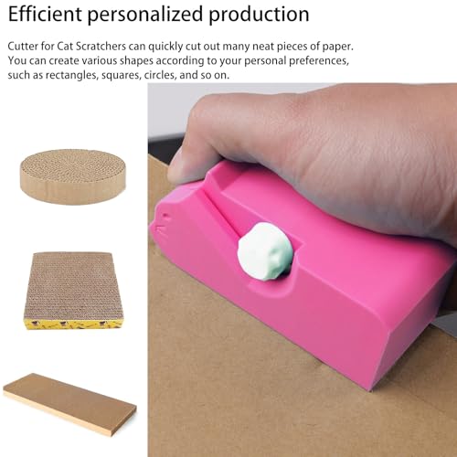 Cortador de papelão para arranhadores de gatos com 10 lâminas, cortador de cartão impresso em 3D, pa