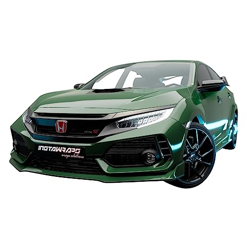Avery SW900-792-O Gloss Dark Green 3in x 5in (Sample Size) Supreme Vinyl Car Wrap Film