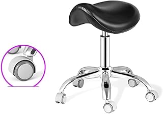 Swivel Stool Chair Height Adjustable Massage Stool Chair on Wheels for Beauty Kitchen Salon Home Office Adjustable High Rolling Swivel Stool for Kitchen,Salon,Bar,Office,Massage Efficency
