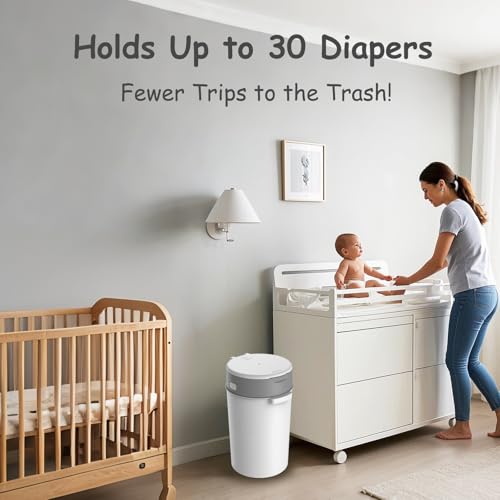 Image of Diaper Pail Refills Compatible with Bellababy Diaper Pails Lavender Scent, 8 Pack(270 inches /pcs)