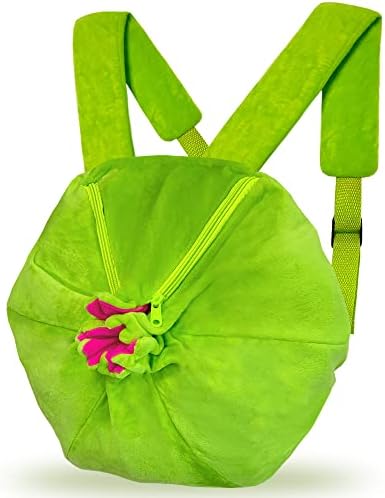 15.74” Green Plush Backpack Plant Flower Bag Cute Kawaii Funny Bag Purse Anime Game Gift for Adults Mens Women, Green, Fashion : Amazon.sg: Fashion