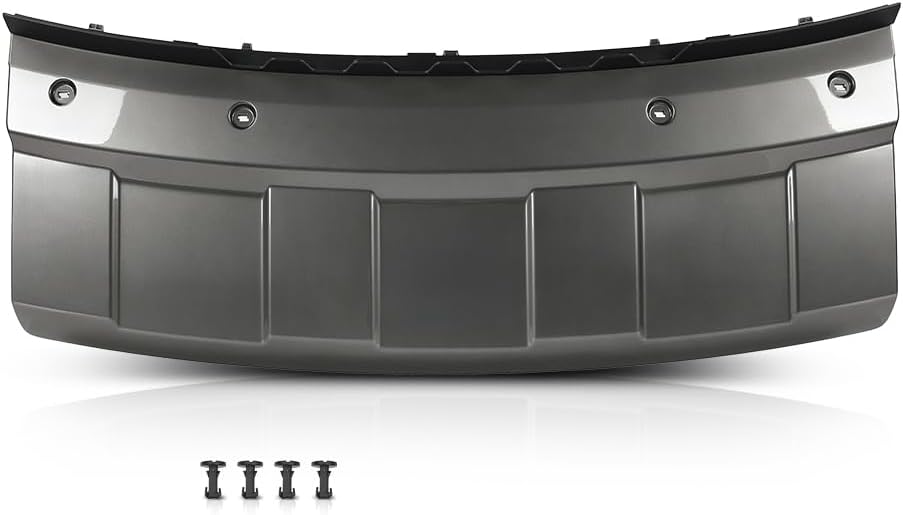 G-PLUS Front Bumper Tow Hook Cover Spoiler Skid Plate Lower,Compatible with Land Rover Range Rover L405 2013-2017 LR038741, LR052707 Black