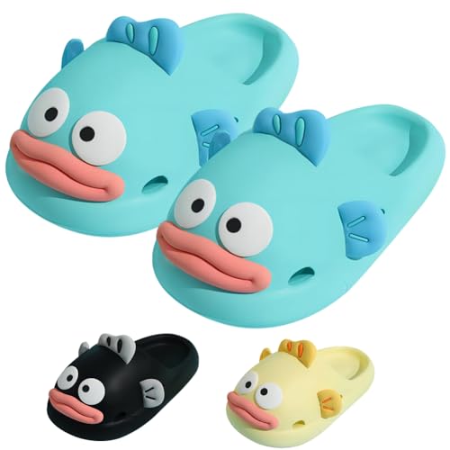 ClownFish Cloud Slides for Women Men Tongue Kiss Slippers Closed Toe Sandals Non-Slip Beach Shoes Fish Flops for Shower Animals Slipper