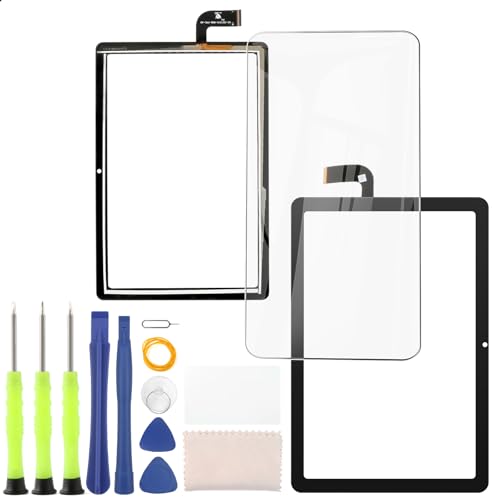 10.1 inches for Vortex Tab T10M Pro Front Glass Touch Screen Replacement for Vortex Tab T10M Pro Display Touch Screen Digitizer Assembly with Repair Tools (Black)