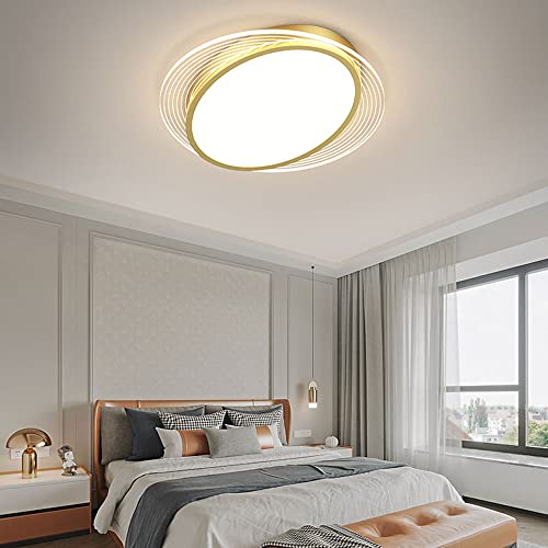 Plafonnier LED intégrée 36W rond et extra-plat pour chambre - 4