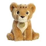 Aurora® Adorable Miyoni® Tots Lion Cub Stuffed Animal - Lifelike Detail - Cherished Companionship - Brown 8.5 Inches