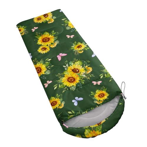 Bolsas de dormir para adultos y niños para camping, ligeras, impermeables para 3 estaciones con bolsas de compresión miniatura 3