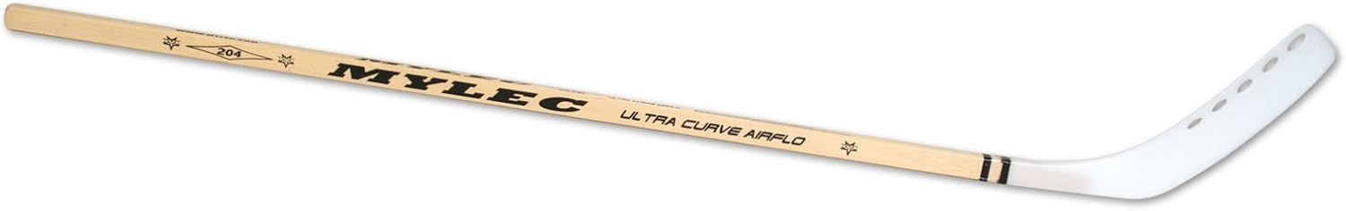 Mylec Ultra Curve Air Flo Stick (Left) , White Blade, 53-Inch : Hockey Sticks : Sports & Outdoors