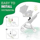 Car Seat Adapter for Stroller Compatible with Baby Jogger (City Go/City Select) & Graco Car Seats City Select Stroller Accessories Car Seat Adapter for Stroller Nylon, Black - Image 4