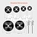 FiLwW Drill Saw Blades for Dremel Rotary Tool 6Pcs Black Manganese Steel Saw Disc Wheel Cutting Blades with 1/8