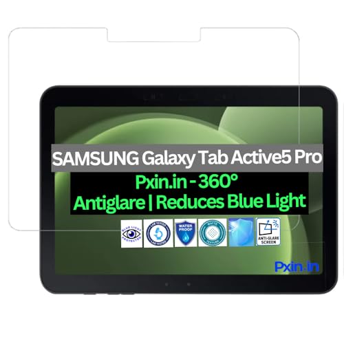 Image of Pxin Tablet Anti Bluelight and Anti Glare Screen Guard compatible with SAMSUNG Galaxy Tab Active5 Pro | BLUVLightblock Tech | Scratch Proof | Prevents bluelight | Eye Protection | No Dry Eyes