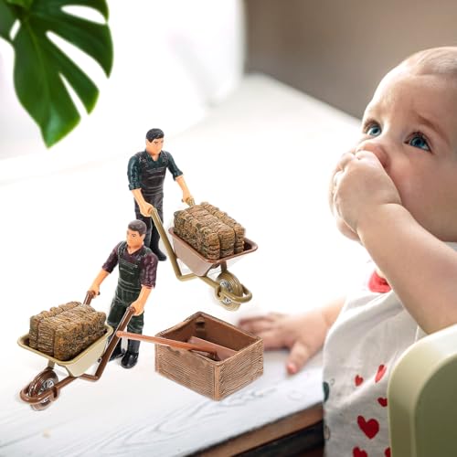 Figurines de fermier et mini-outils de ferme de 12 pièces - 3