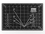 XNM Premium Self Healing Cutting Mat - 8 Inches by 11 inches - A4, 3 Layer Quality PVC Construction - Dual Sided, Imperial and Metric Grid Lines - Perfect for Cutting, Sewing, and Crafts