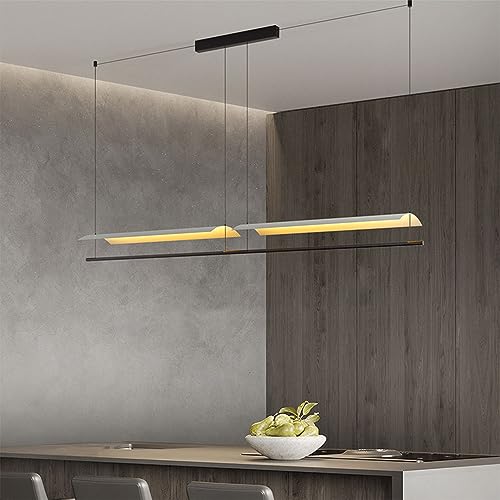 Lampe suspendue moderne LED de salon avec éclairage dimmable pour table