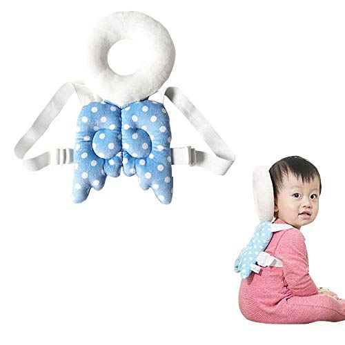 SNOFER Baby Safety Head Protection Cute Angel Baby Helmet Infant Headguard Toddler Walkers Protective Safety Pads Toddler Headrest Pillow Baby Back Protection Baby Care