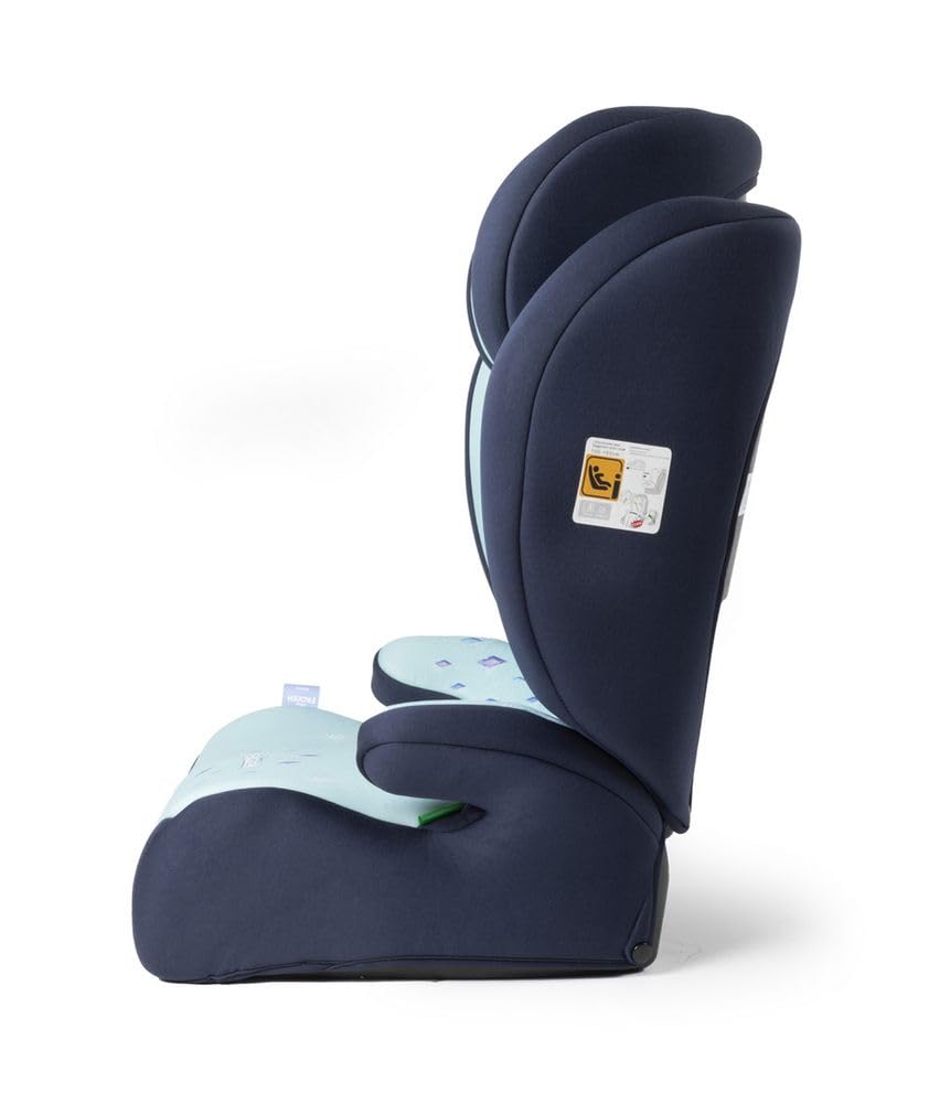 Disney Frozen i-Size, Seggiolino auto bambini 15-36 kg (3,5-12 anni), 100-150 cm, Gruppo 2/3, si installa con cintura a 3 punti, azzurro