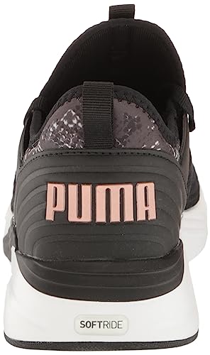 PUMA PUMA Womens Softride Ruby Cross Trainer, PUMA Womens Black-Pristine, 10