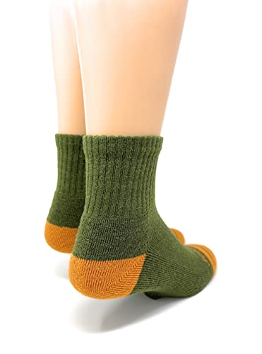 Warrior Alpaca Socks - Comfort Cushioned Retro Solid Quarter Crew for Adults - Unisex2