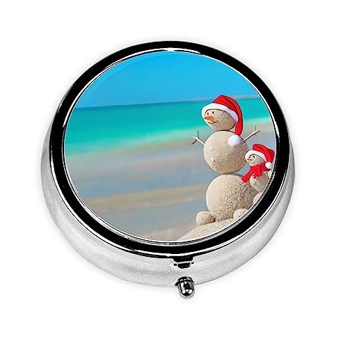 Sea Pill Box �N���X�}�X�n�b�g 3�R���p�[�g�����g �s���P�[�X �|�[�^�u���s���I�[�K�i�C�U�[ �|�P�b�g�܂��͍��z�p �^�u���b�g�{�b�N�X �������� �� �r�^�~���I�[�K�i�C�U�[ ���j�[�N�ȃM�t�g