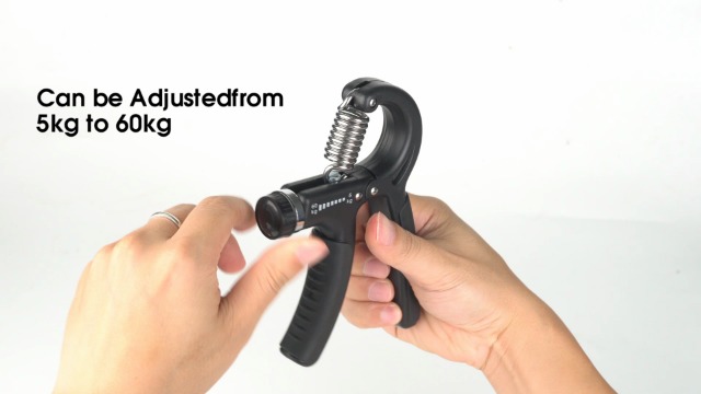 Lot 20 Grip De Musculation – Poignée Renforcée Résistance Réglable – DNA PRO-FIT Noir