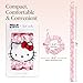 Hello Kitty x Kitsch Satin Heatless Hair Curler Set - Heatless Curls Overnight, Hair Rollers for Soft Curls & Frizz-Free Styling, No Heat Curlers To Sleep in, Curling Rod Headband - Pink Kitty Faces