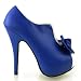 Show Story Vintage Two Tone Bow Platform Stiletto High Heel Ankle Boots,LF30427