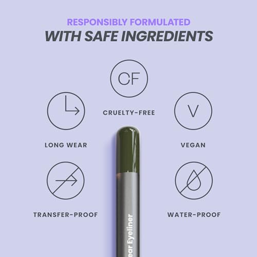 Wonderskin 1440 Longwear Eyeliner (Olive) con máscara negra miniatura 4