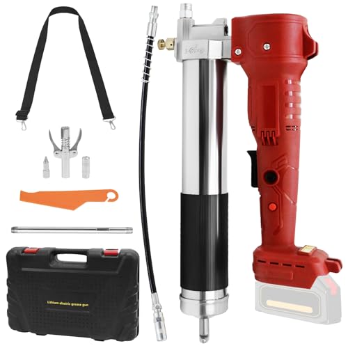 Ingrassatore a Batteria con Luce LED e Tubo Flessibile
