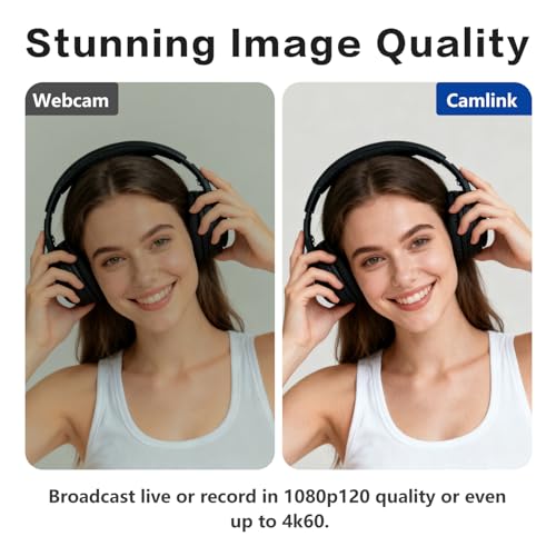 Image of VIXLW Cam Link 4K - External Capture Card for DSLR Camcorder ActionCam as Webcam, HDMI to USB 3.0, Meet /Stream /Record in 4K60 /1080p120, Easy Connect for OBS /Zoom, Windows /Mac