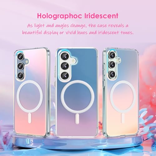 Coque Samsung S23 FE antichoc transparente et holographique