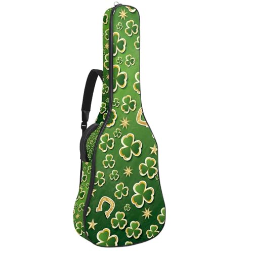 Housse guitare acoustique 109 cm trèfle Saint-Patrick