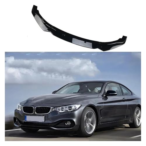Spoiler de pare-chocs noir brillant pour BMW Série 4 F32 F33 F36 2013-2020