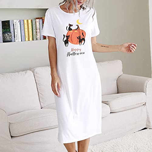 Robe de pyjama Halloween chat citrouille : finissez-en avec les nuits inconfortables - 3