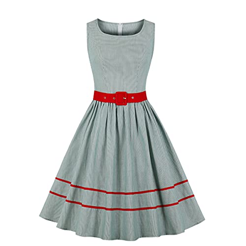 Robe Plissée Coupe Évasée avec Fermeture Éclair Invisible