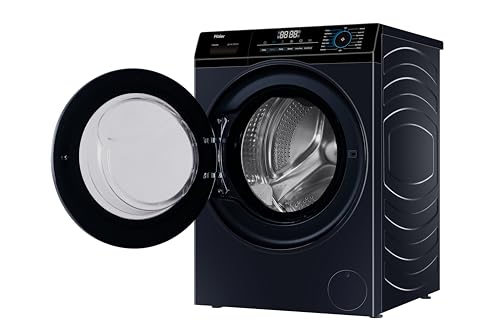 Image of Haier 7 Kg Frontload with 525 Super drum, Refresh, AI DBT and 5 Star rating (HW70-IM12929BK-1)