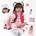 Price comparison product image ZIYIUI Reborn Doll 24" Handmade Realistic Reborn Baby Doll Playmate Soft Silicone Vinyl Toddler Dolls Birthday Xmas Present
