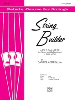 Paperback String Builder, Bk 3: A String Class Method (for Class or Individual Instruction) - Violin (Belwin Course for Strings, Bk 3) Book