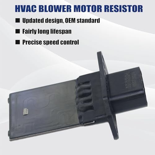 Image of AITKEN Manual Temp Control Blower Motor Resistor for Compatible with Nissan Vehicles - Armada, Frontier, Pathfinder, Quest, Titan, Xterra Infiniti QX56 Replace #271505Z000, 271507S000