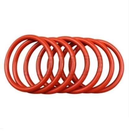 100 stuks siliconen O-ring binnendiameter 70/71/73/75/77,5/80/82,5/83,5/85/87,5x3,55 mm - (maat: binnendiameter 77,5 mm, kleur: rood, dikte: lijndikte 3,55 mm) ,Betrouwbaar Materiaal(Inner DIA 82.5mm