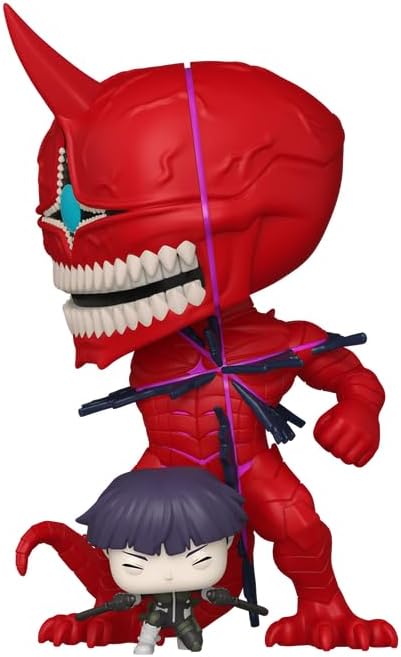 Funko POP! Animation Kaiju No. 8 Soshiro Hoshina vs Kaiju No. 10, Vinyl Figure Set No. 2251, 4.8 and 1.4 Inches