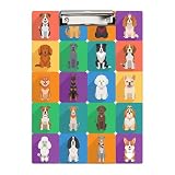 Britimes Clipboard, Hardboard, 12.6' x 8.9' Office School, Dog